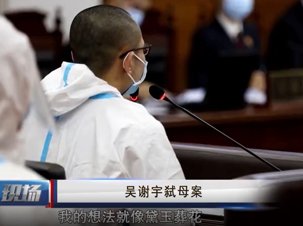 吴谢宇庭审过程实录首次曝光 发言20分钟不停顿，引经据典、逻辑清楚