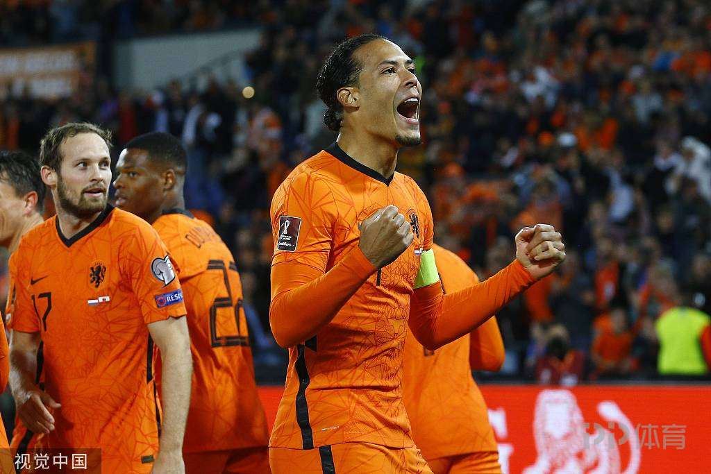 世预赛-荷兰6-0直布罗陀 德佩2传2射+失点！范戴克破门