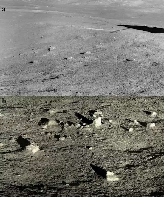  嫦娥四号任务获取的月球表面影像