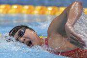 女子800米自由泳预赛：王简嘉禾总排名第八压线进决赛