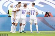 西甲-皇马4-0西班牙人提前4轮夺冠 罗德里戈双响本泽马破门