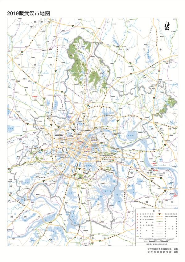 武汉市地图2019版最新版