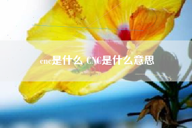 cnc是什么 CNC是什么意思