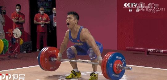 中国体育代表团第21金！吕小军获得男子举重81公斤级冠军