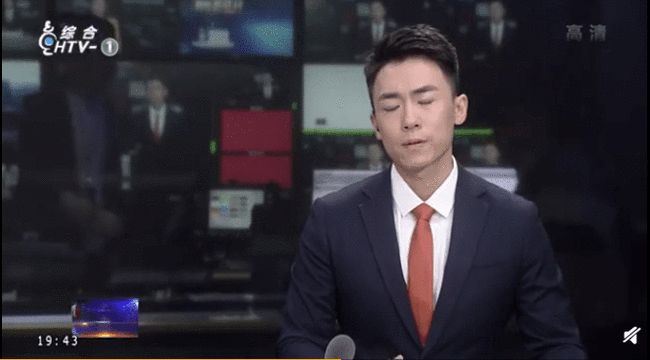 杭州新闻联播发生播出事故 提词器突然坏了男主播有点不知所措