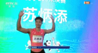 全运会-男子百米：苏炳添9秒95夺金 谢震业银牌