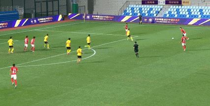 足协杯-上海海港1-0西安骏狼 李申圆读秒头球绝杀