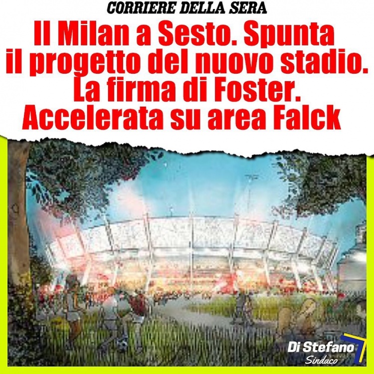 塞斯托市长谈米兰双雄新球场计划：可容纳6-7万人的现代化球场